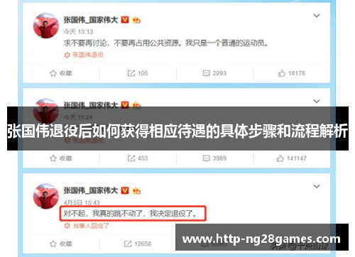 张国伟退役后如何获得相应待遇的具体步骤和流程解析 张国伟退役后如何获得相应待遇的具体步骤和流程解析