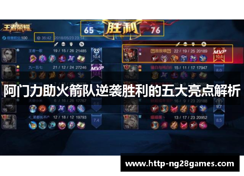 阿门力助火箭队逆袭胜利的五大亮点解析 阿门力助火箭队逆袭胜利的五大亮点解析